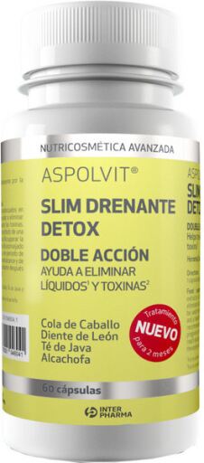 Aspolvit Slim Drenante Detox 60 Caps