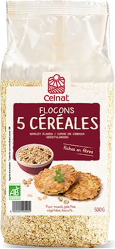Celnat Copos De Avena 5 Cereales 500 G