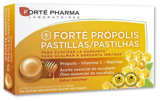 Pr&oacute;polis Pastillas Miel 24 U