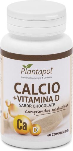 Planta Pol Calcio+vtiamina D Sabor Chocolate 60 Comp