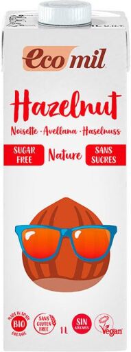 Nutriops Ecomil Avellanas Nature 1 Litro Sin Azucares