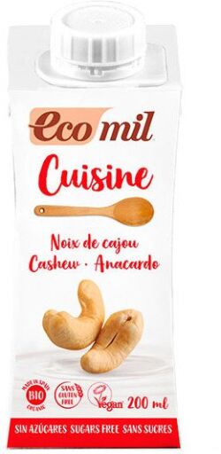Nutriops Ecomil Cuisine Anacardo 200ml Sin Azucares