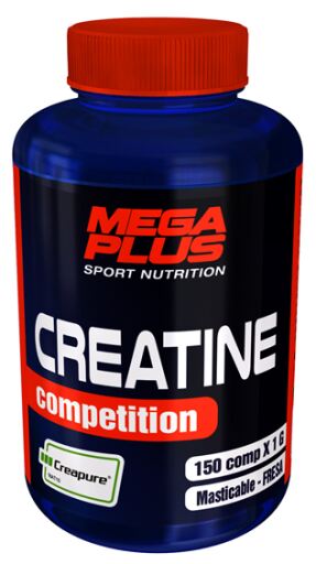 Mega Plus Creatina Competition Comprimidos Masticables 150 Comp