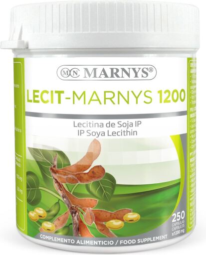 Marnys Lecitina De Soja Lecit- 1200 250 Perlas De 1200mg