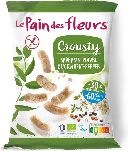 Le Pain des Fleurs Le Pain Des Fleurs Ganchitos De Trigo Sarraceno Y Pimienta Bio 75 G