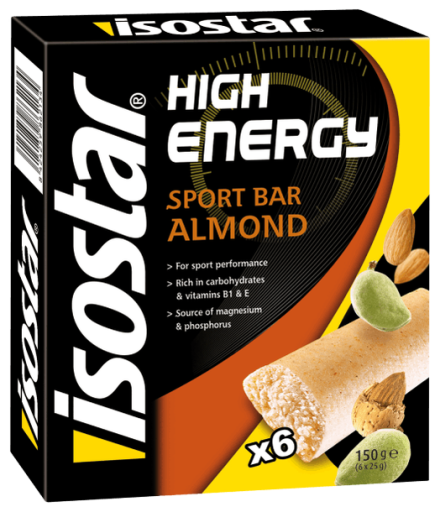 Isostar High Energy Almendra 6 X 25 gr