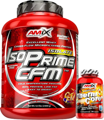 Amix IsoPrime CFM Isolate 2 kg + Thermocore 30 caps